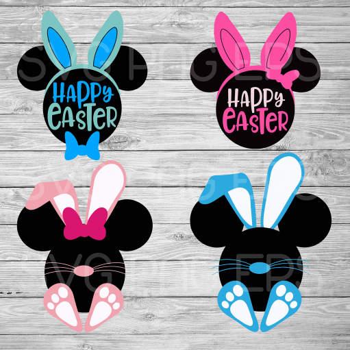 Easter Mickey Minnie Mouse