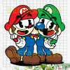 Super Cuphead And Mugman Svg