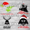 May Be Santa Be With You Star War Svg