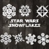 Star War Snowflake Svg