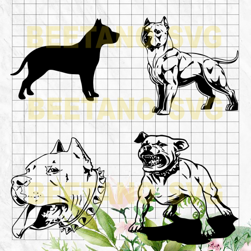 Pibull Dog Svg Bundle