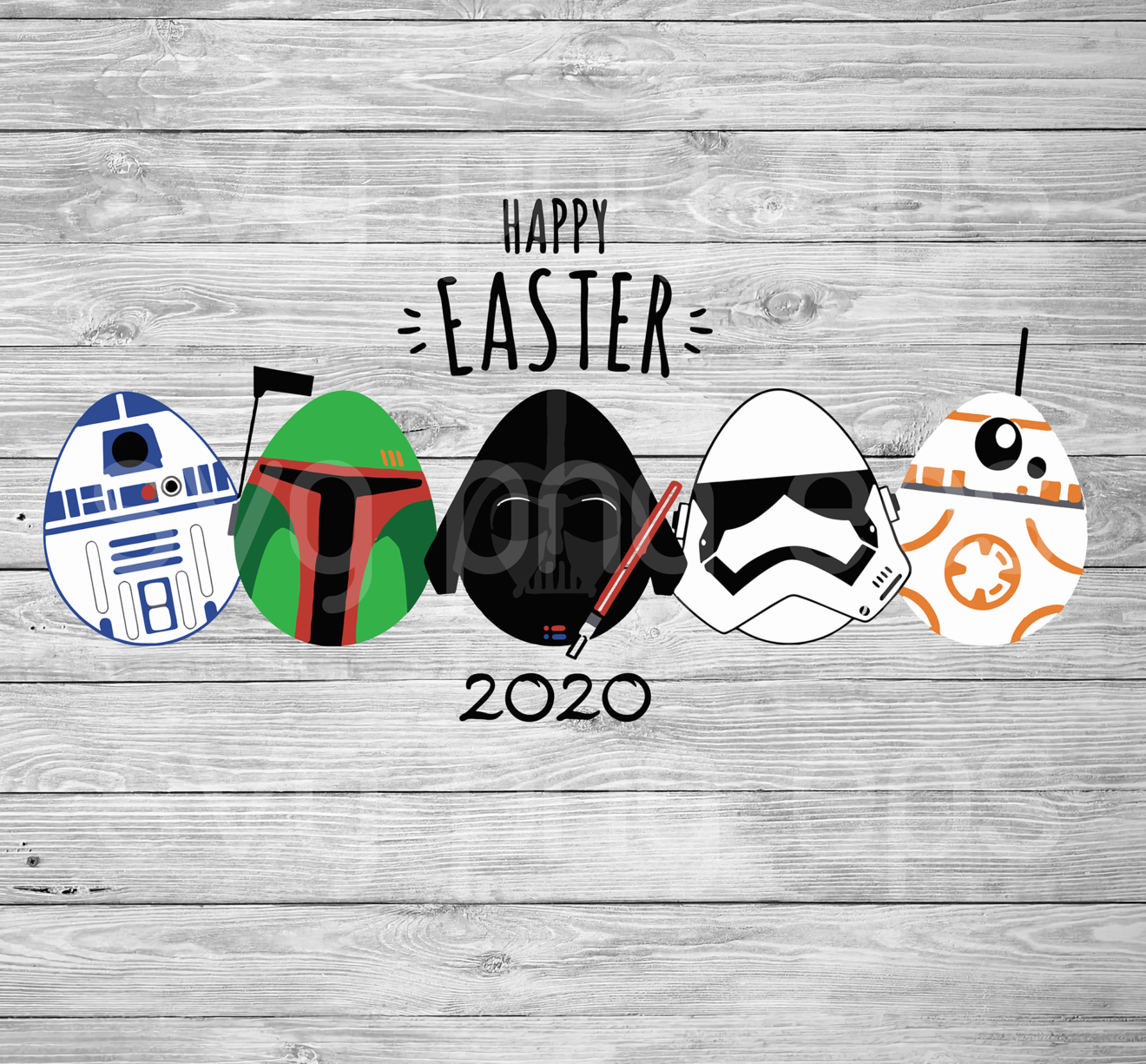 Star wars happy easter svg, easter egg svg files, easter egg star war