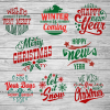 Let It Snow Svg, Christmas Svg Files, Christmas Svg Bundle, Christmas Quotes Svg Bundle, Christmas Svg Files, Funny Quotes Svg Bundle