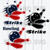 Strike Bowling Svg