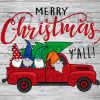 Merry Christmas Y'All Gnome Svg