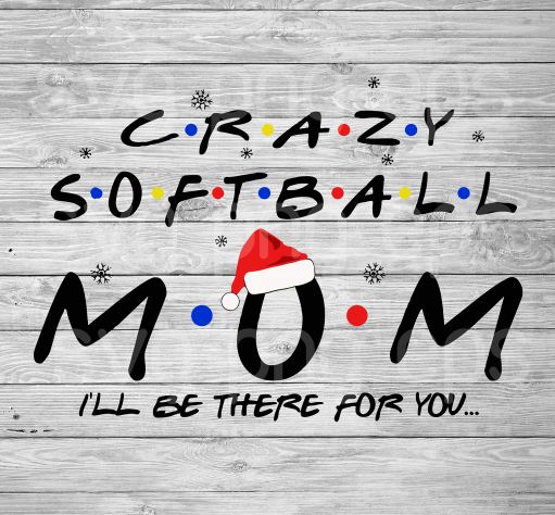 Crazy Softball Mom Christmas