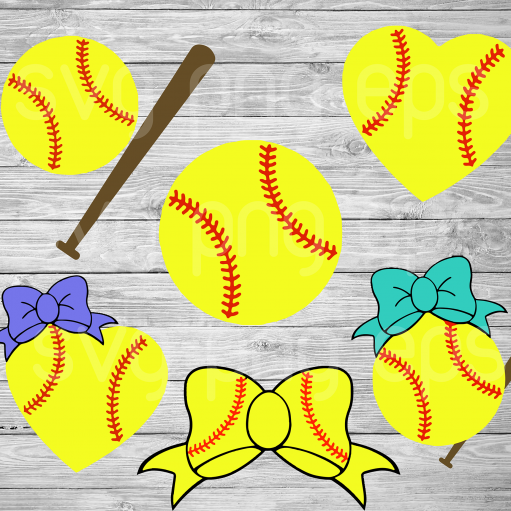 Softball Bundle Svg