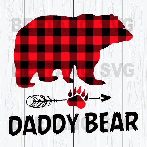 Daddy Bear Svg Files