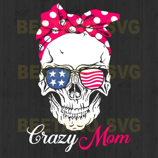 Crazy Mom Skull