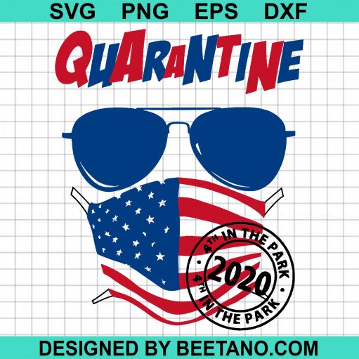 Facemask Quarantine American Flag svg