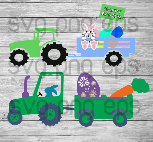 Easter Truck Svg Files