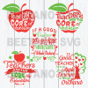 Teacher Quotes Bundle Apple Svg