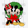 Mickey Minnie Wreath Svg, Christmas Svg, Mickey Minnie Christmas Svg Files, Mickey Svg, Christmas Svg