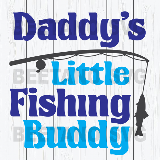 Daddy's little fishing buddy