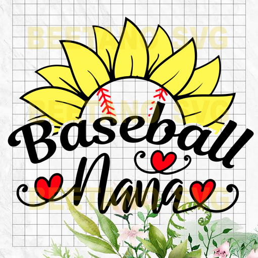 Baseball nana Cutting Files