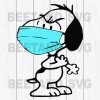 Snoopy Wear Facemask Svg