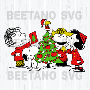 Snoopy Christmas svg, Charlie Brown svg, Joe cool svg, Christmas tree svg