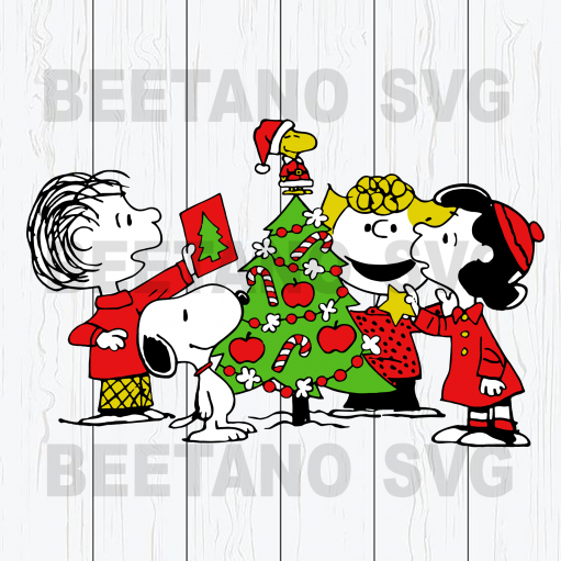 Snoopy Christmas svg