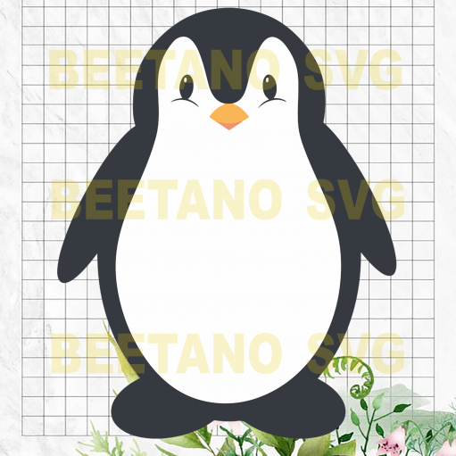 Penguin baby Cutting Files For Cricut, SVG, DXF, EPS, PNG Instant Download