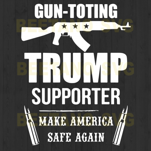 Trump funny guns svg