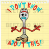 I Don'T Know About This Toy Story Svg, Forky Svg, Forky Toy Story Cutting Files, Toy Story Vector Svg Files For Cricut, Svg, Dxf, Eps, Png Instant Download