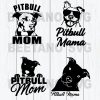 Pitbull Mom Svg