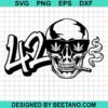 Skull Cannabis 420 Svg