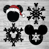 Mickey Santa Hat Svg, Mickey Santa Hat Christmas Svg, Christmas Santa Svg, Mickey Mouse Christmas, Christmas Svg, Mickey Svg, Mickey Head Svg Files For Cricut