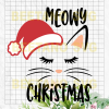 Meowy Christmas Svg