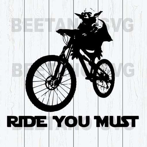 Star wars funny bicycle svg
