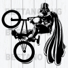 Star Wars Darth Vader Bicycle Funny Svg