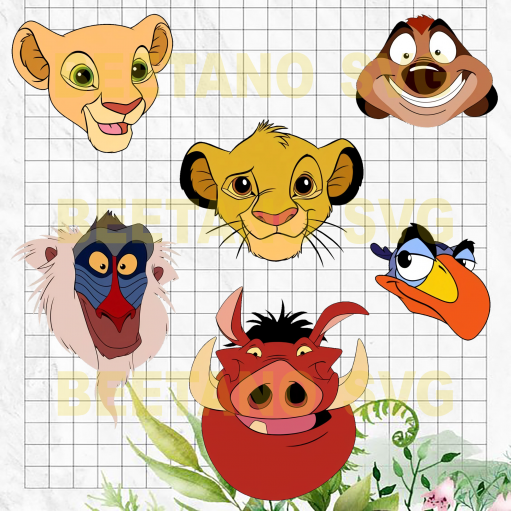 Lion King character face