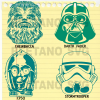 Star Wars Face Bundle Svg