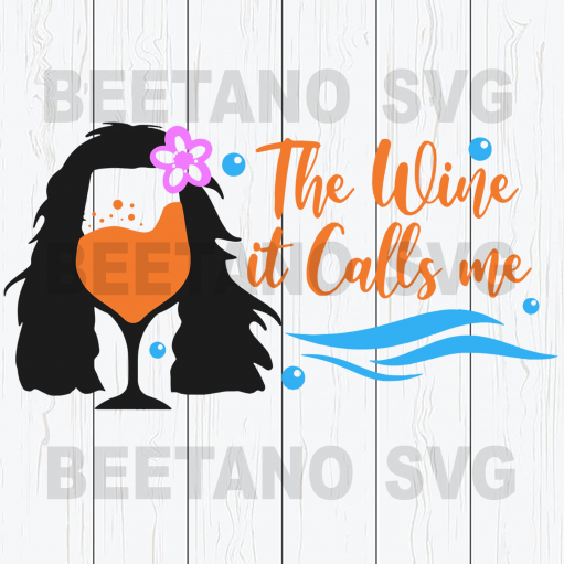 The wine it calls me svg