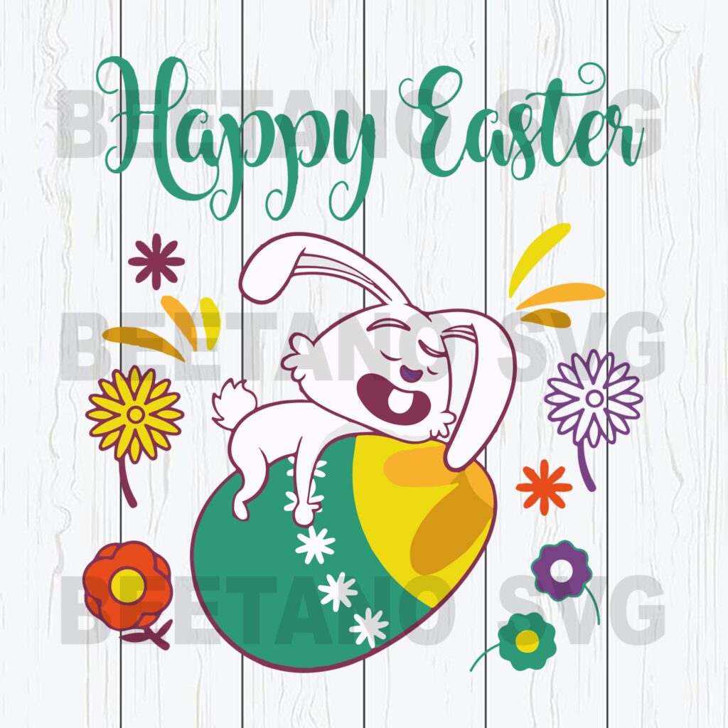 Happy Easter Svg, Happy Easter Files, Easter Egg Svg Files, Happy ...