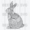 Mandala Bunny Svg, Bunny Easter Svg Files, Mandala Rabbit Svg, Happy Easter Svg Files