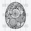 Mandala Easter Egg Svg