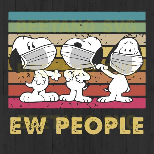 Ew People Snoopy Wear Facemask