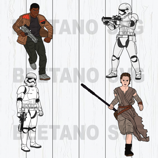 Star wars character storm trooper svg