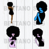 Black Afro Women Queen
