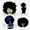 Afro Woman Black Women Svg