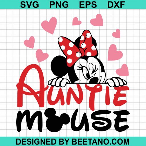Auntie Mouse Disney Svg