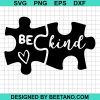 Autism Be Kind Svg