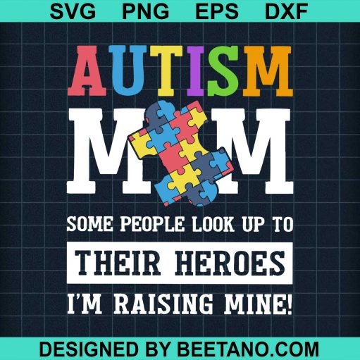 Autism Mom SVG cut file