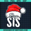 Big Sis Santa Hat Svg
