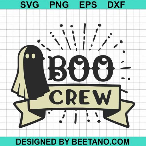 Boo Crew quote SVG,