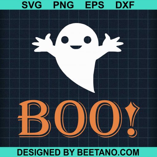 Boo Ghost Halloween Costume svg