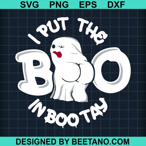 Boo in Bootay Naughty Halloween svg