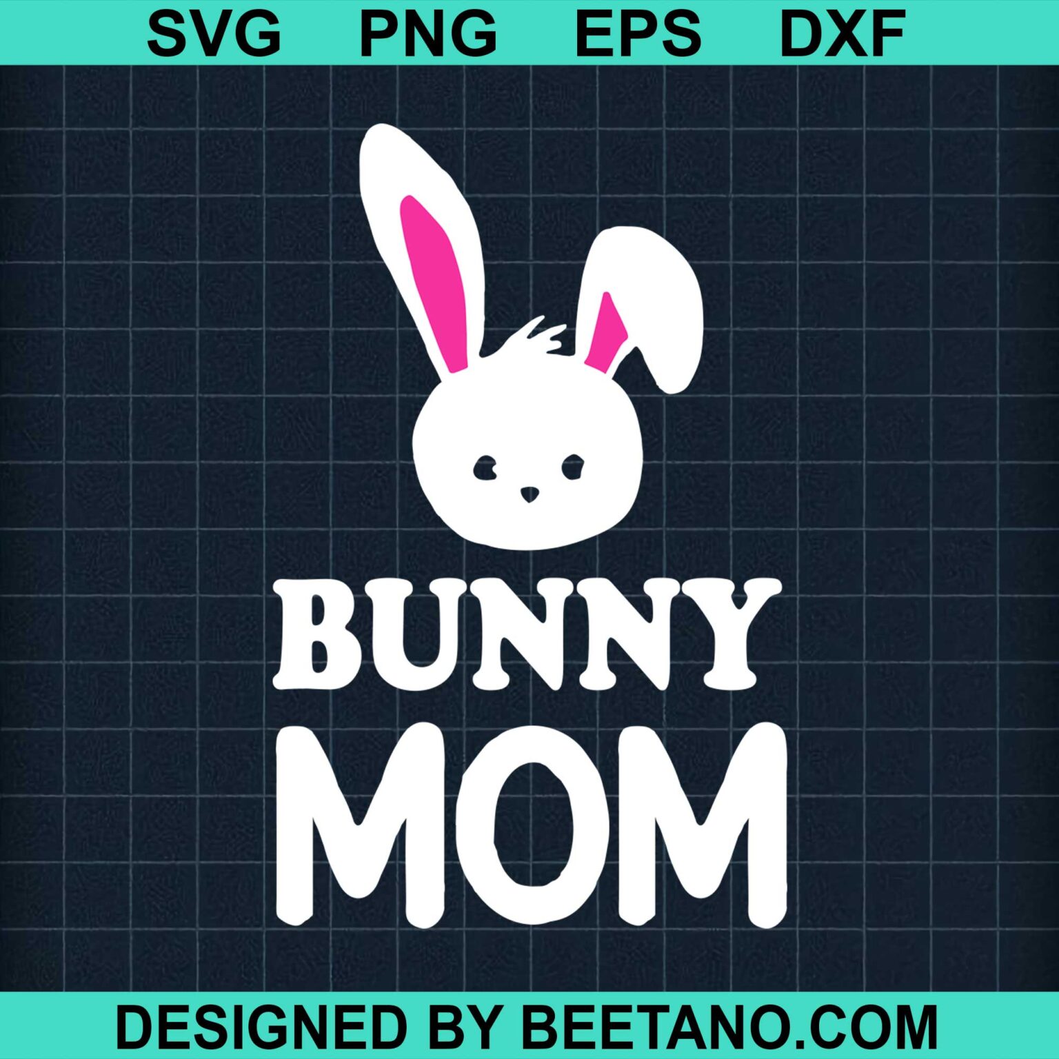 Bunny Mom Svg Cut File For Cricut Silhouette Machine Make Craft Handmade