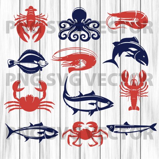 Sea Animals Bundle SVG